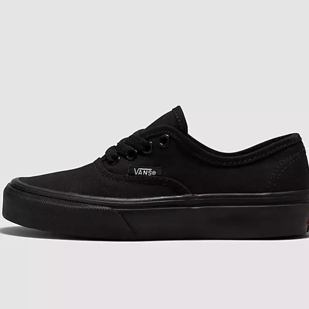 Vans Lace up Blackout Shoe